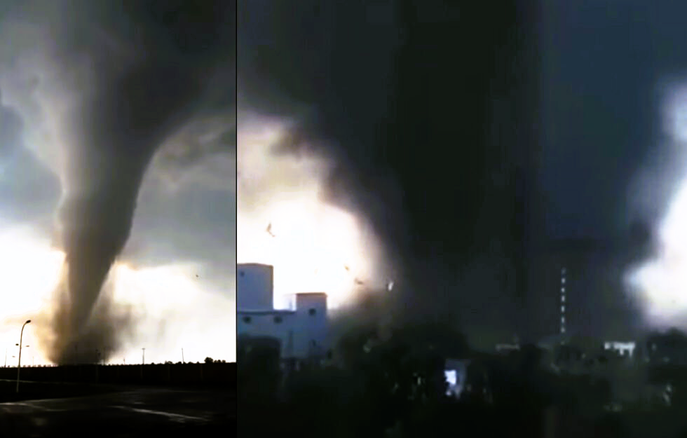 ++ Erste Tornado-Meldungen ++ Bahnverkehr eingeschränkt ++ Keller laufen voll! ++
