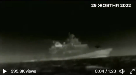 EILMELDUNG - Ukraine greift Putins Flotte an! Russland meldet Attacken auf Schiff der Schwarzmeerflotte